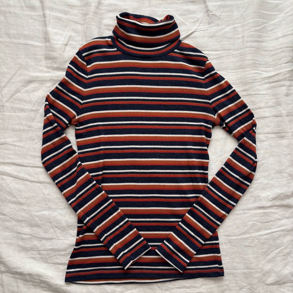 Madewell Striped Turtleneck